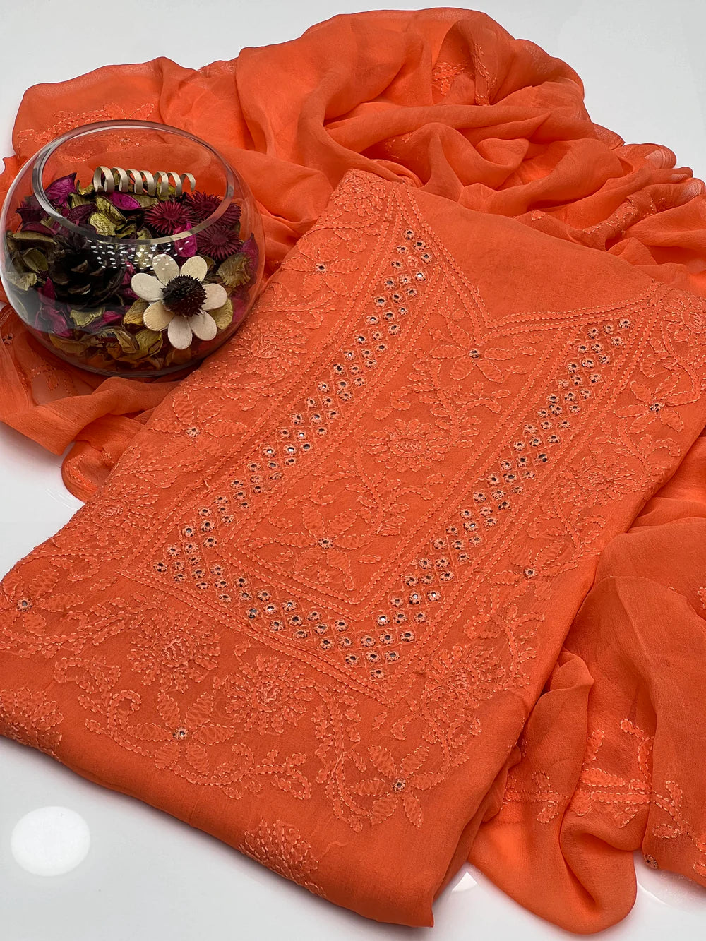 Shadow Sheesha Gala Dress – 2 Pcs Chiffon Dress
