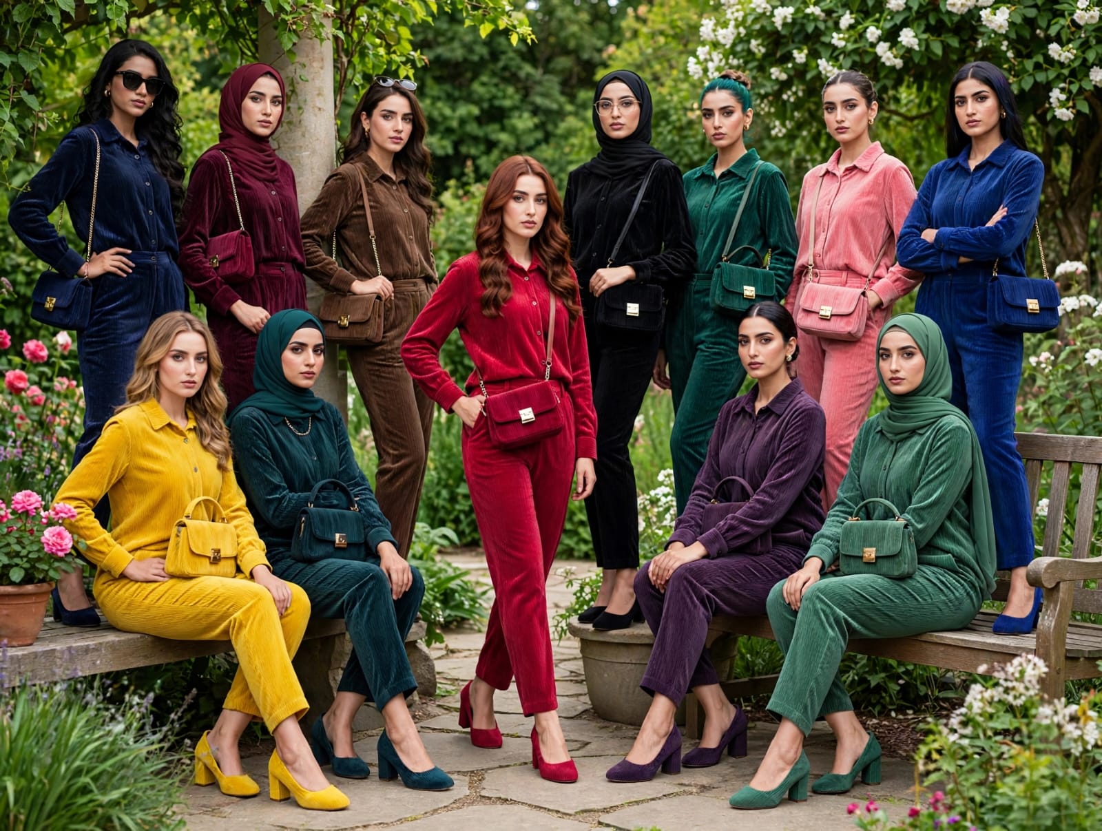 Cortraye Velvet Plain New Colors