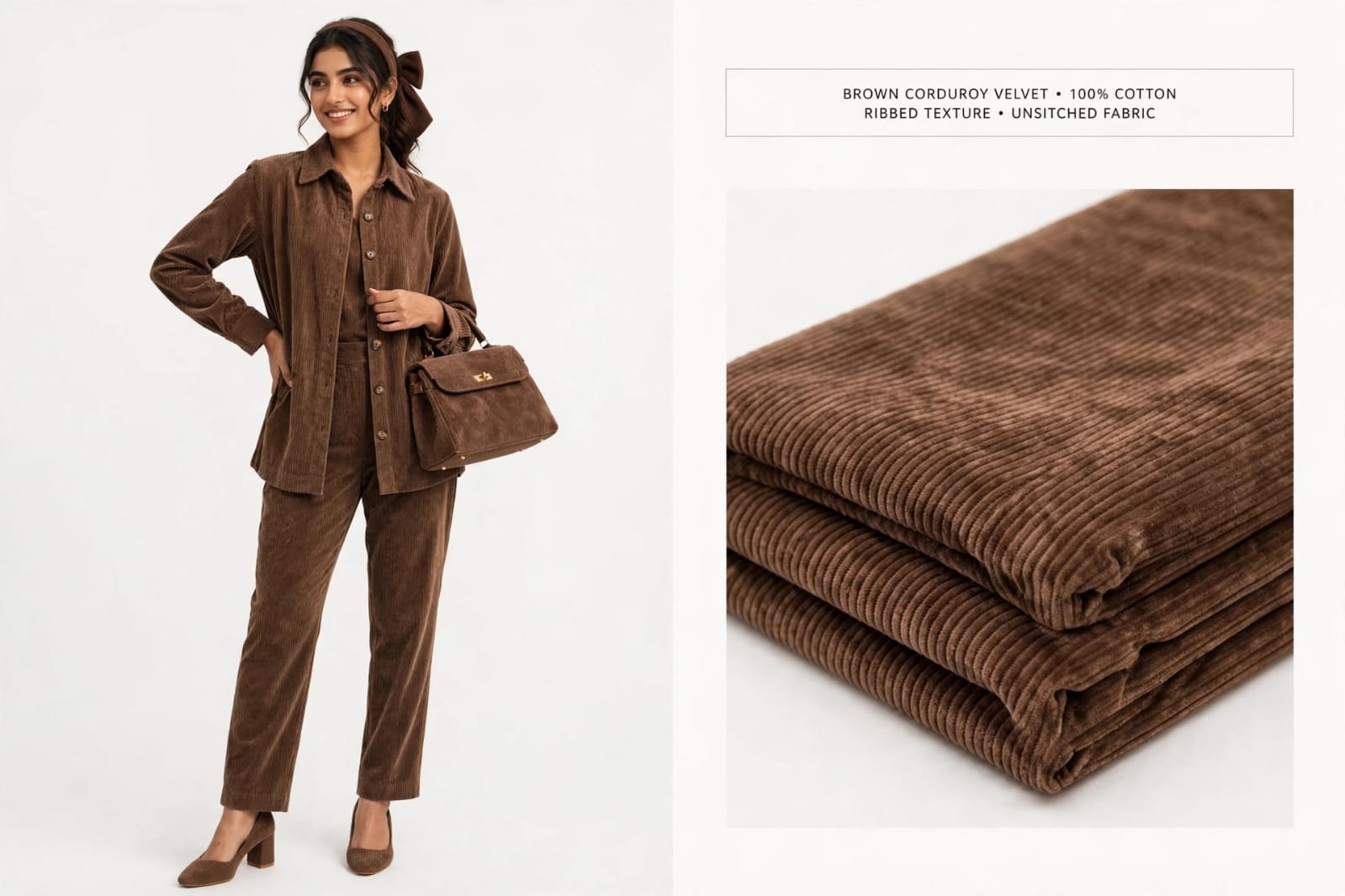 Cortraye Velvet Plain New Colors