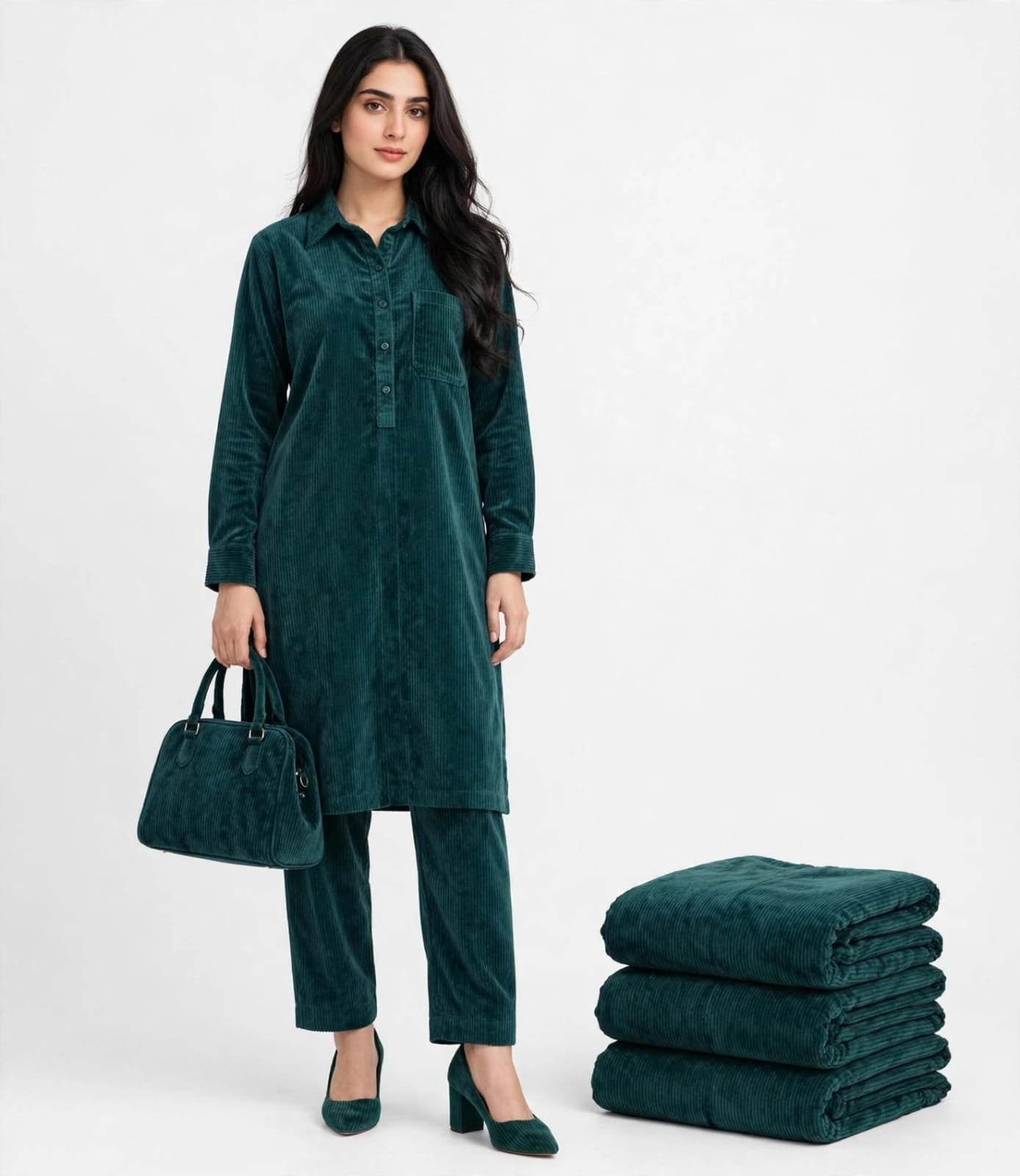 Cortraye Velvet Plain New Colors