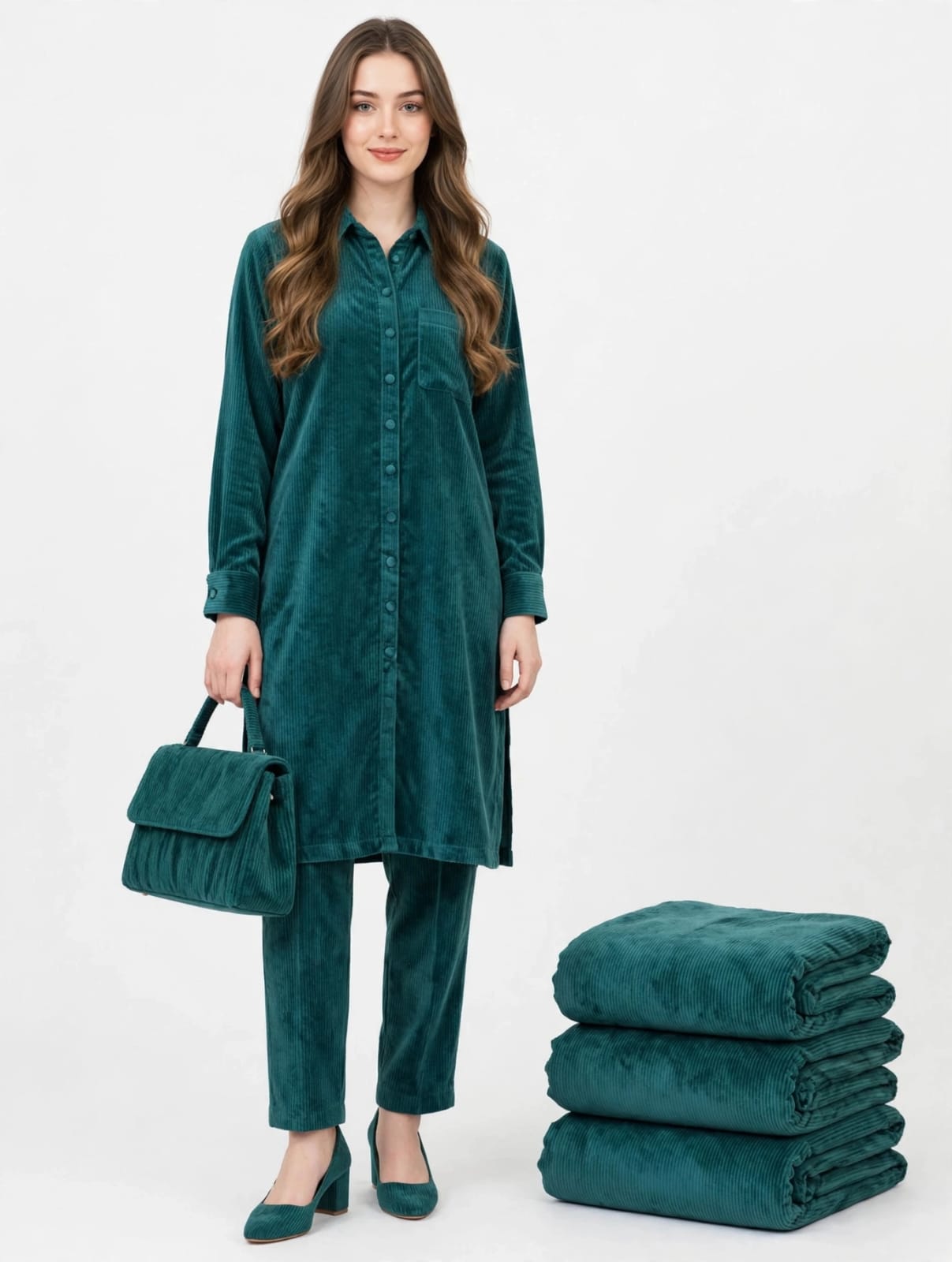 Cortraye Velvet Plain New Colors