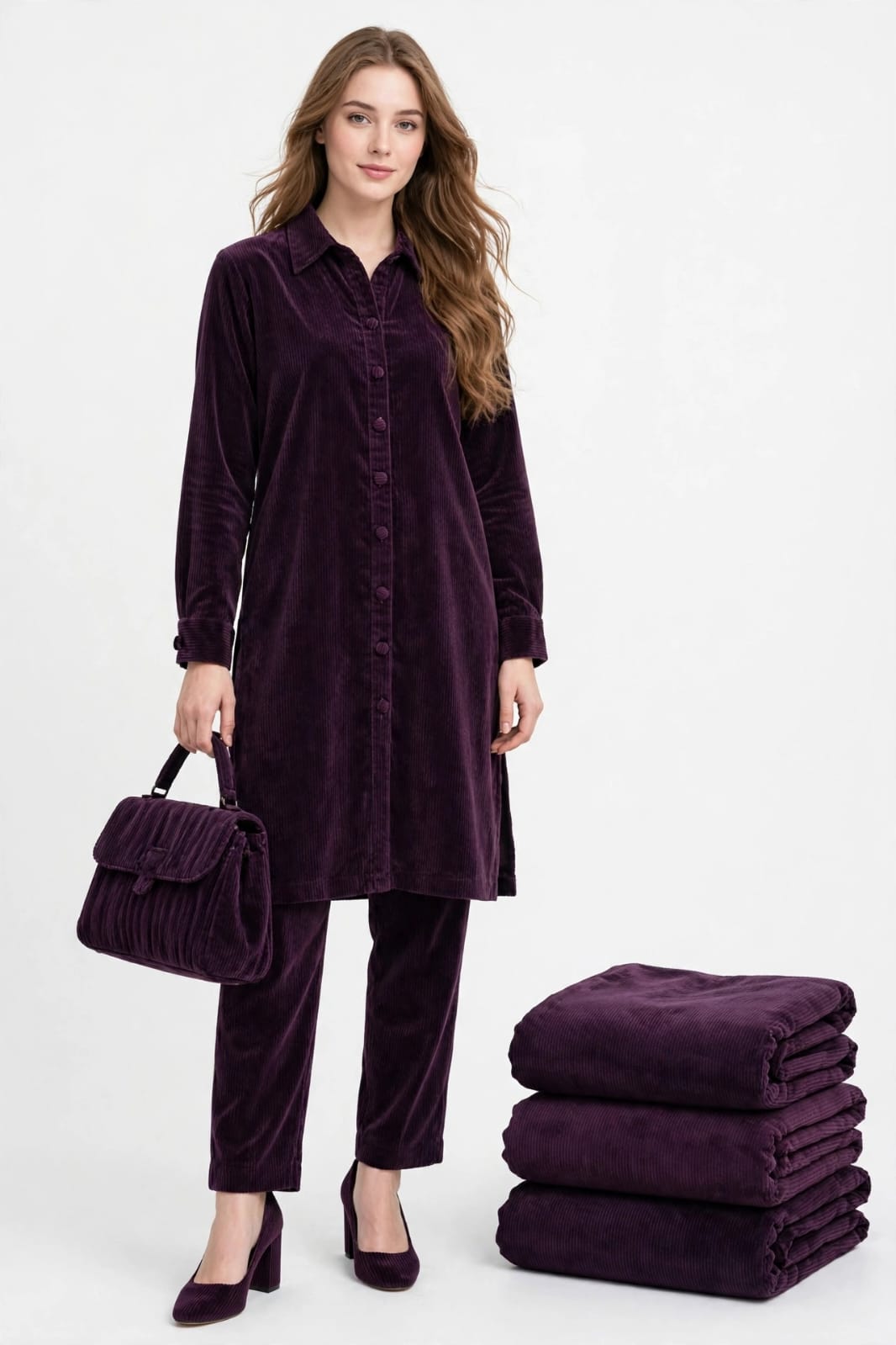 Cortraye Velvet Plain New Colors
