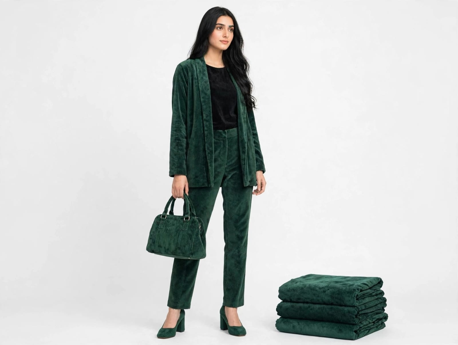 Cortraye Velvet Plain New Colors
