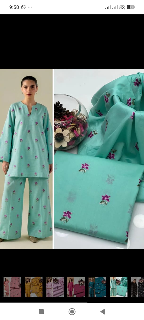 Premium Lawn All Over Embroided Booti