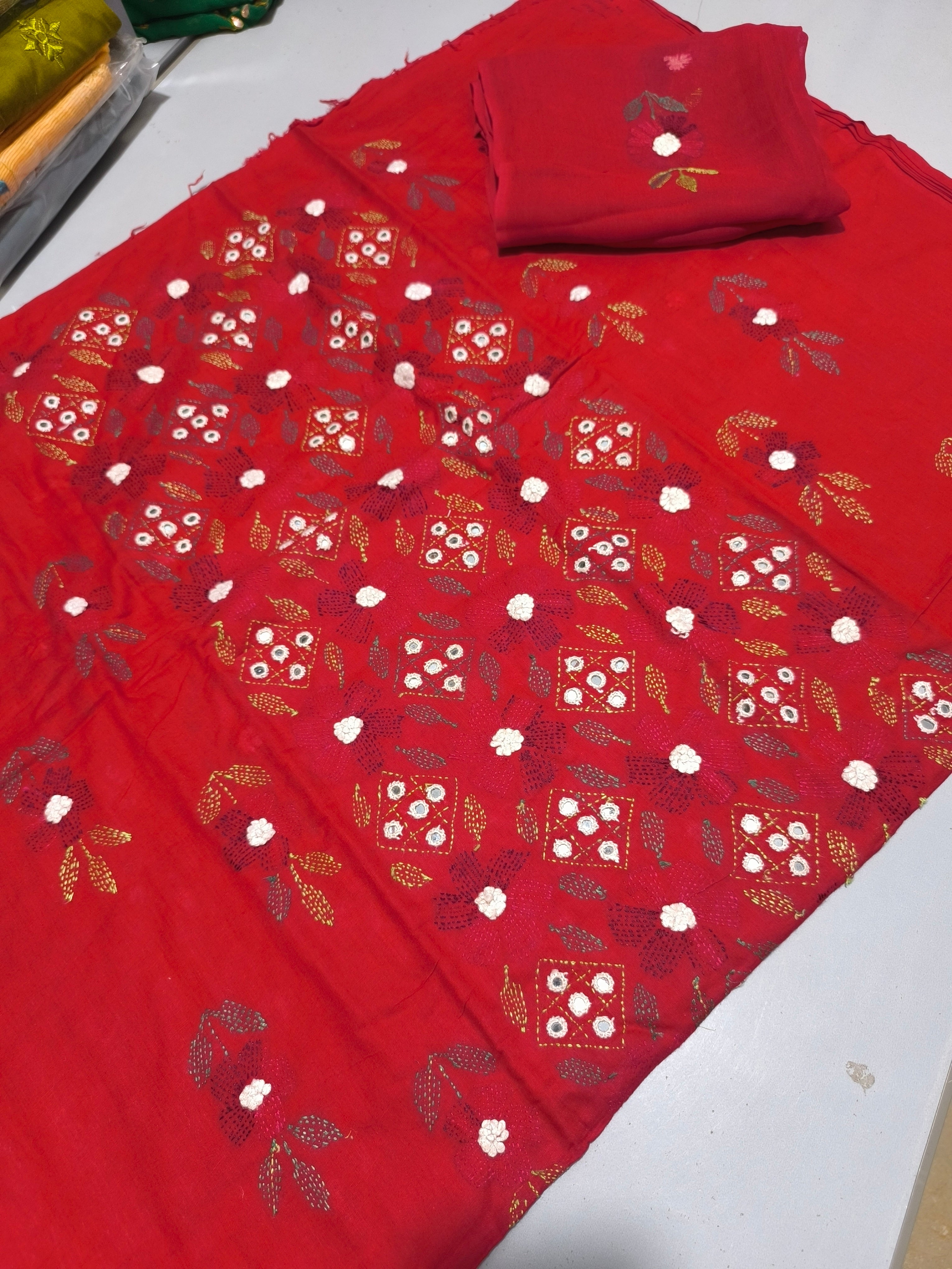 Kacha boor Lawn Dress