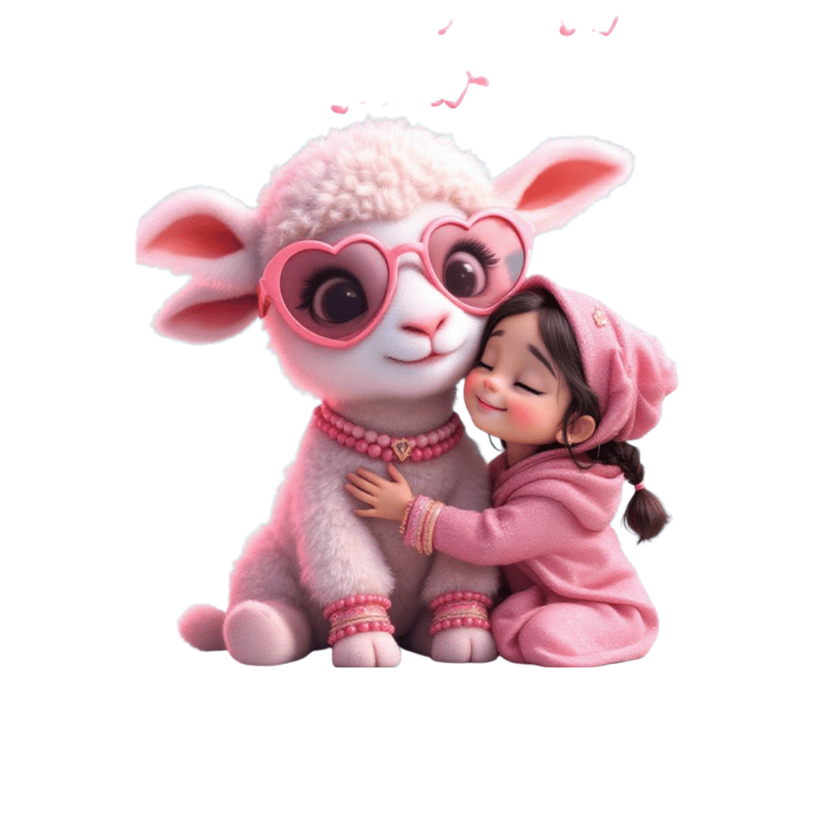 Baby with Goat