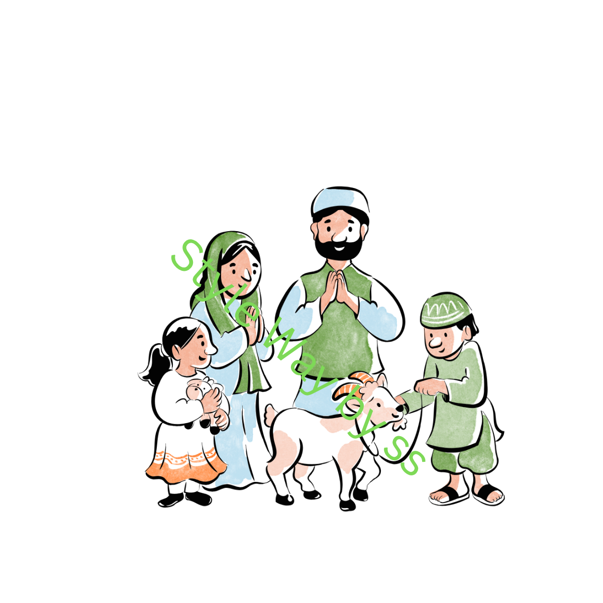 Family on eid