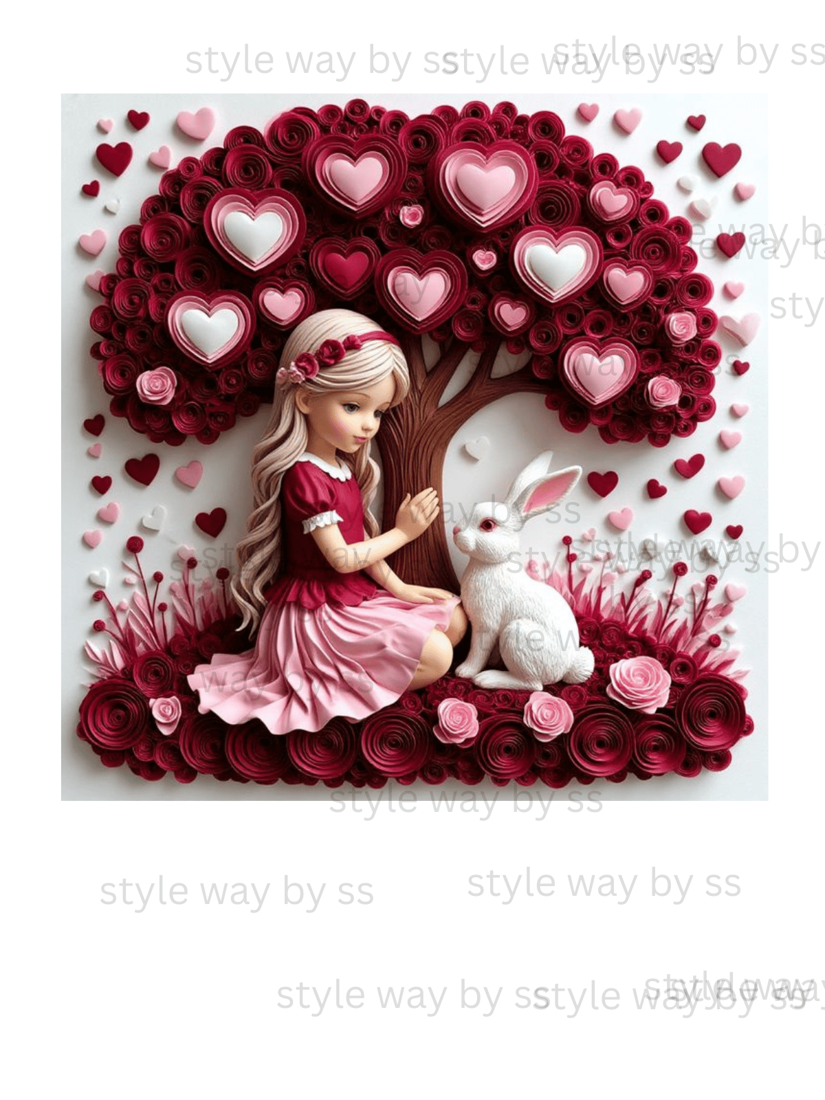 Doll with Rabbit n Red