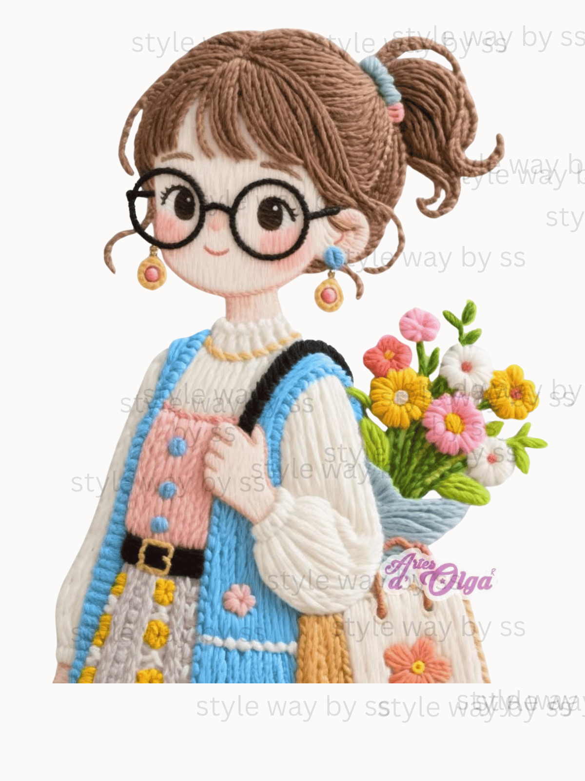 Glasses Doll