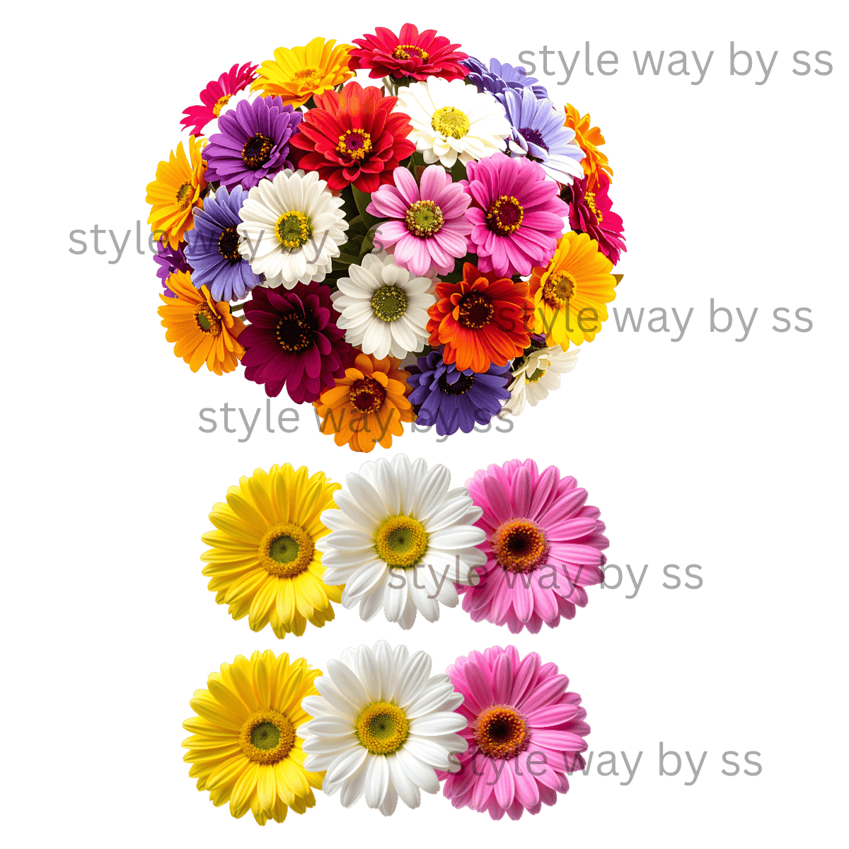 Multi Sunflower Bunch