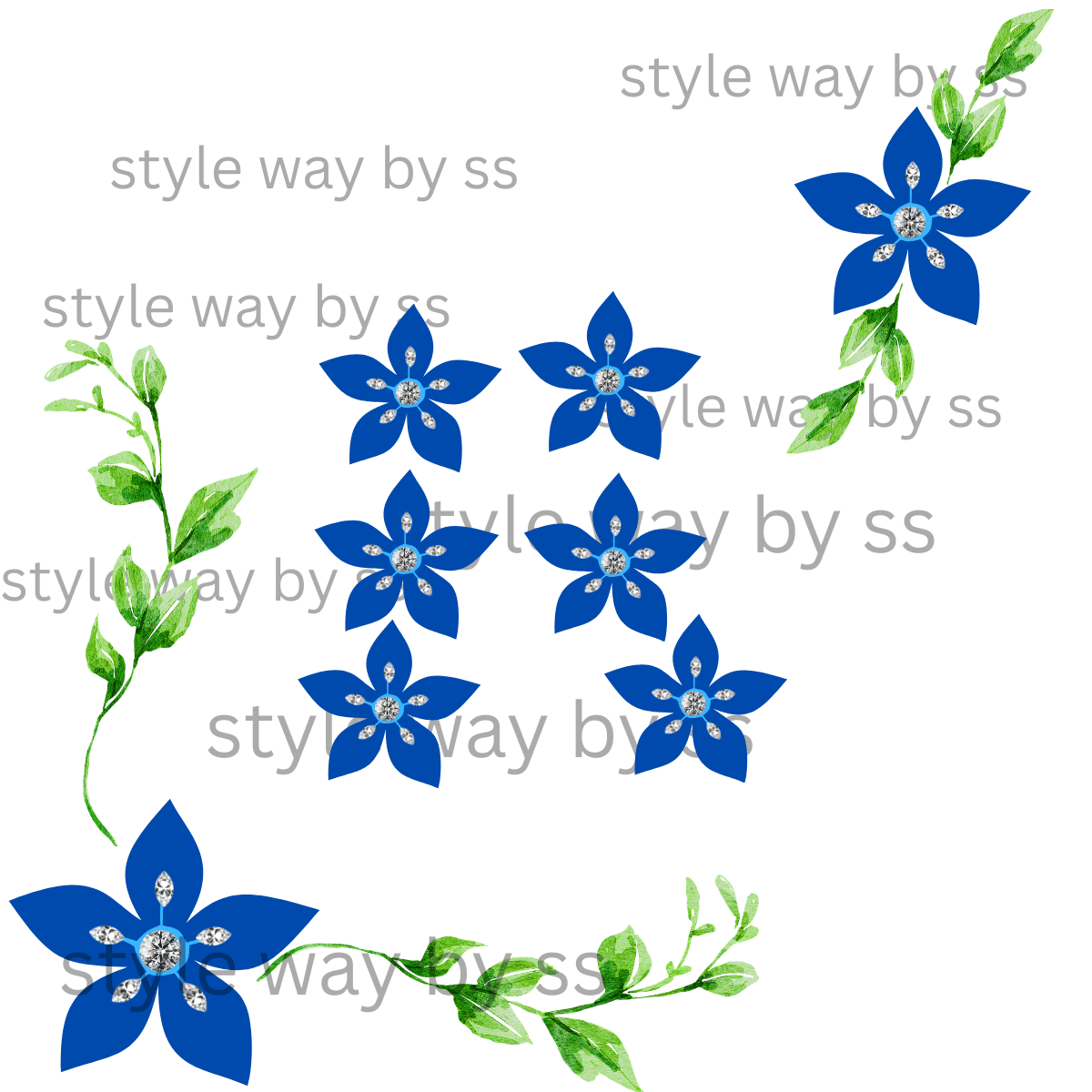 floral corner set