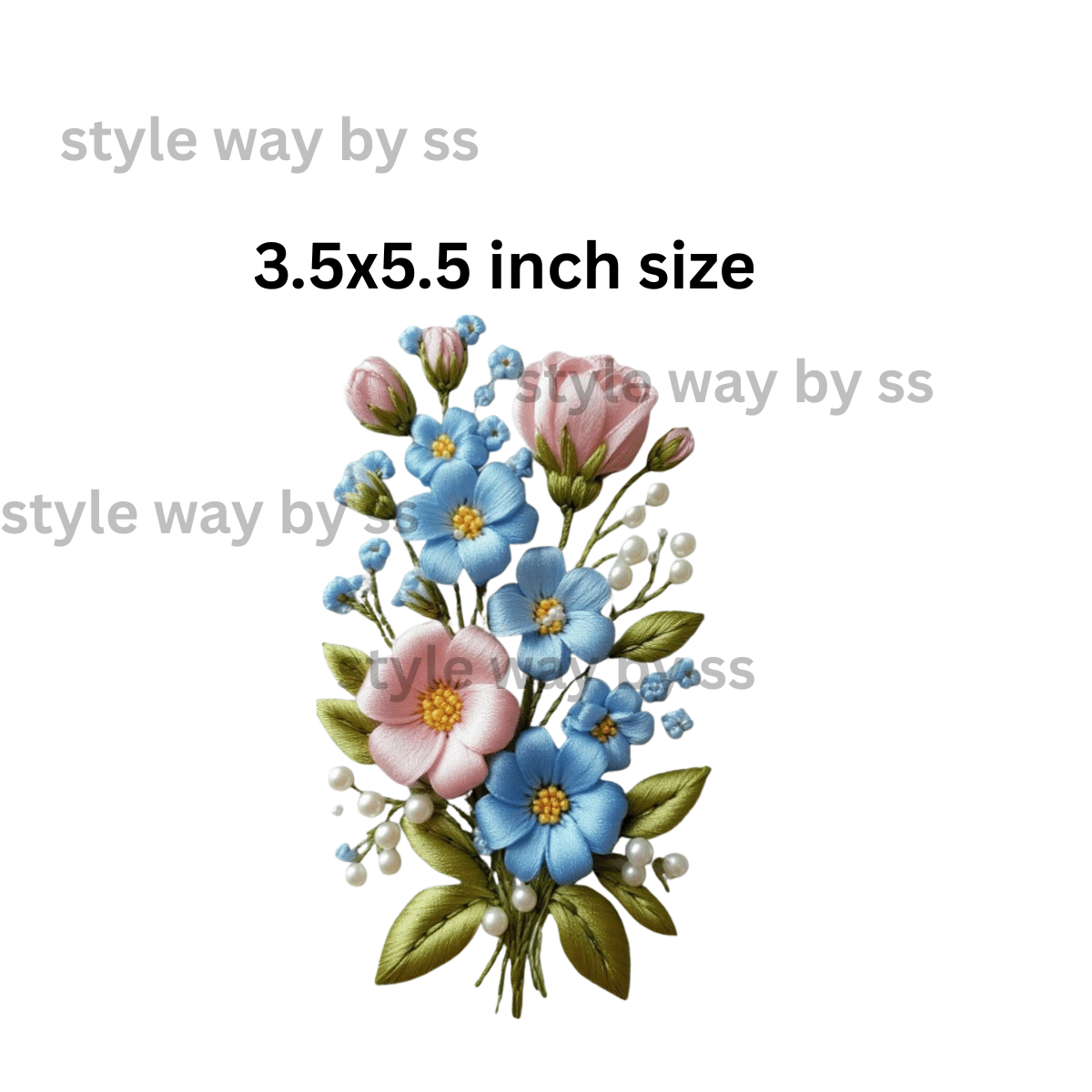 Ribbon effect blu Bunch