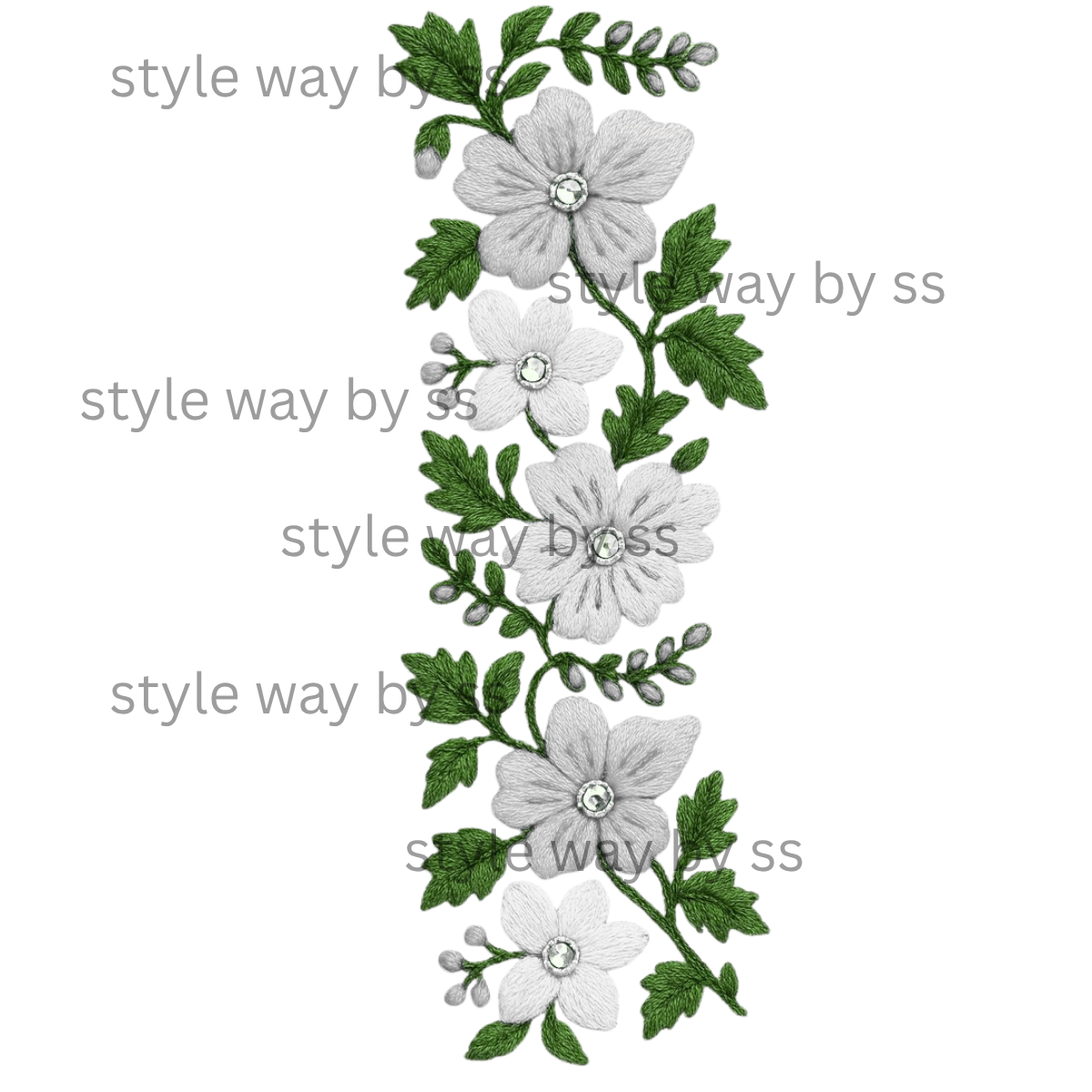 white green flower